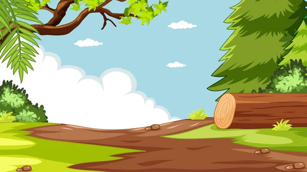 Boş gökyüzü resimli hayvansız hayvanat bahçesi parkı