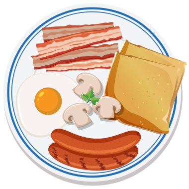 Tabaktaki yiyeceklerin hava görüntüsü