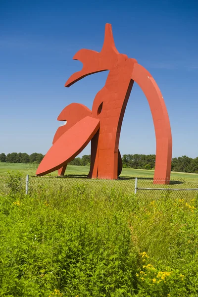 Manorville New York Juni Stargazer Utomhus Skulptur Linda Scott Beställd — Stockfoto