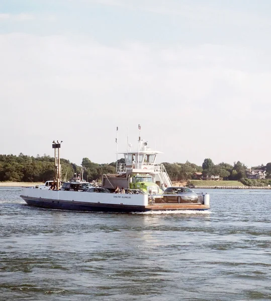 Shelter Island New York Červenec Shelter Island Ferry Boat Vidět — Stock fotografie