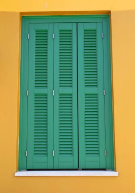 Yeşil pancurlar Kastellorizo, Yunanistan