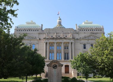 Indianapolis, Indiana, ABD-Mayıs 24:Indiana devlet Capitol Building.May 24,2016 Indianapolis, Indiana, ABD.