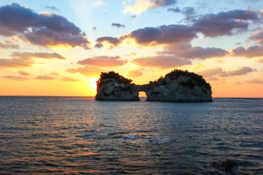 Engetsu Adası, Japonya 'nın Wakayama şehrinde popüler bir turizm merkezi..