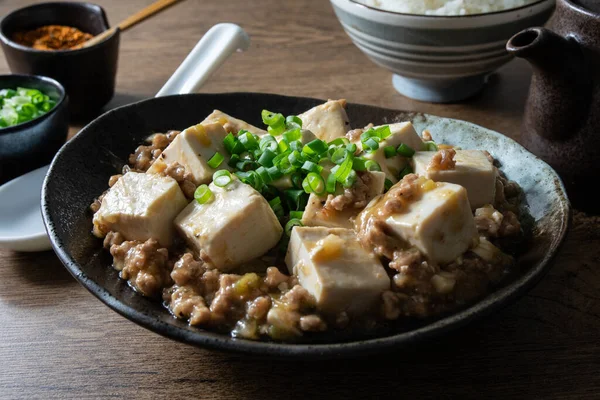 Mapo Tofu Plato Picante Chino Tradicional — Foto de Stock