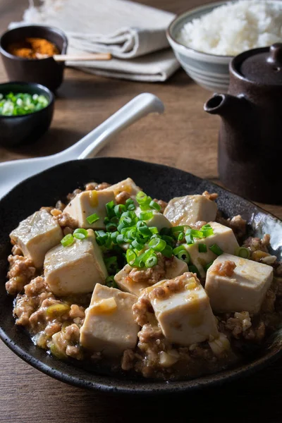 Mapo Tofu Plato Picante Chino Tradicional — Foto de Stock