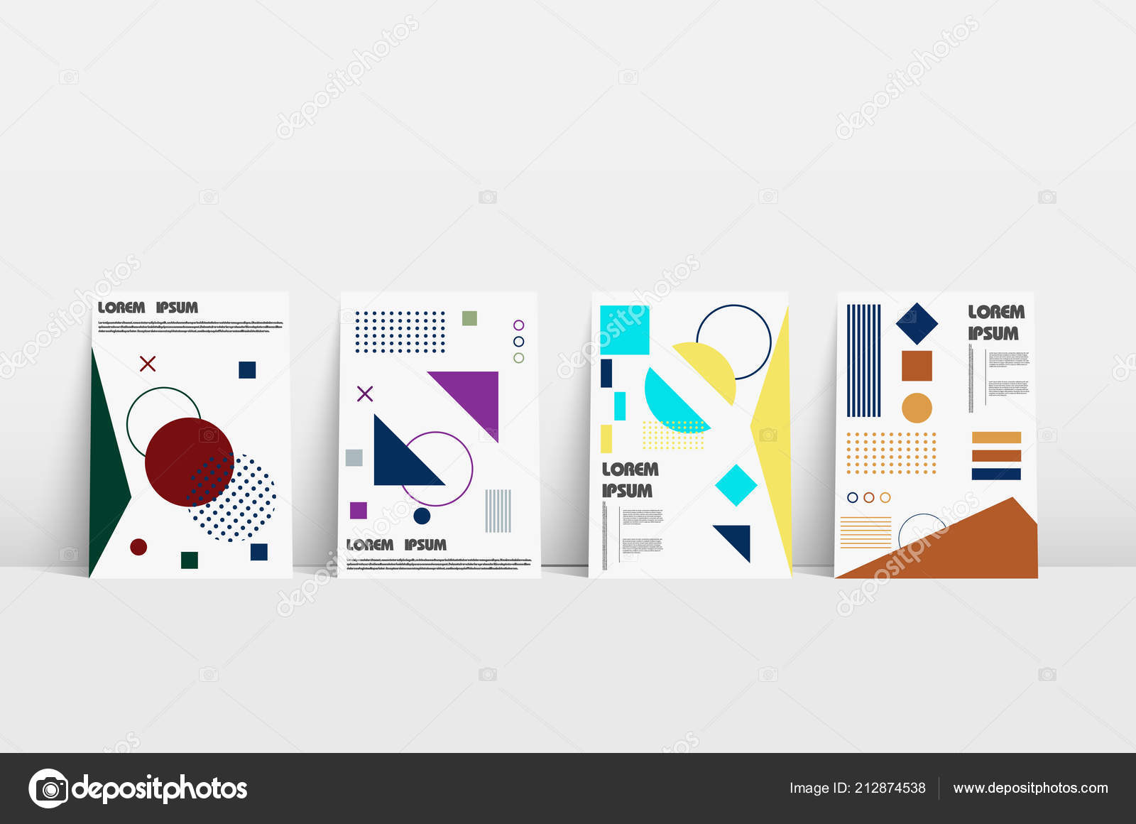 skive mikro maksimere Beautiful bauhaus flyer, great design for any purposes. Brochure creative  design. Line halftone cover design. Poster , flyer template, circle  abstract background. Stock Illustration by ©vdoomik #212874538