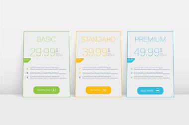 Herhangi bir amaç için büyük tasarım. Infographic öğesi. Vektör daire Infographic. Infographic tasarım. Web öğesi. Fiyat listesi. 3 adım Infographic.