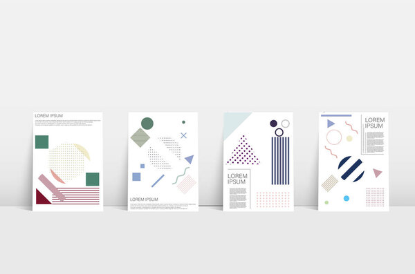 Trendy bauhaus, great design for any purposes. Vector banner. Happy holiday, celebration, vintage party. Bauhaus design.