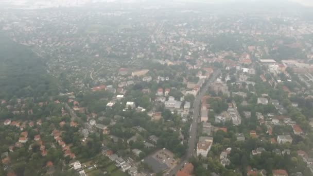 Repülő Több Mint Berlini Kerület Pankow Tegel Németország Légifelvételek — Stock videók