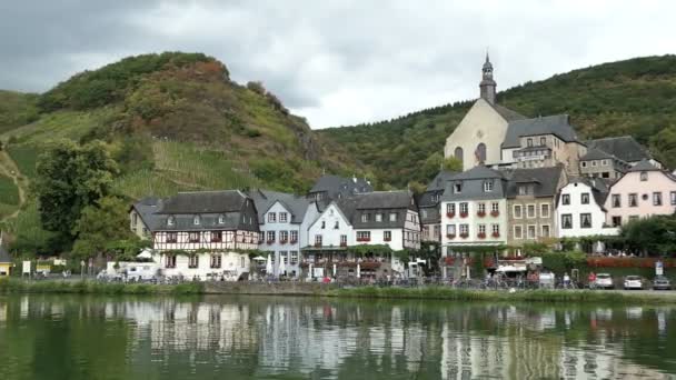Beilstein Rhineland Palatinate Germany August 2018 Cityscape Beilstein Village Moselle — Stock Video