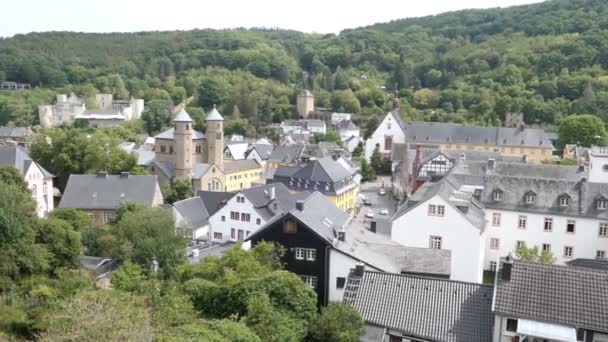 Бад Мунстерайфель Северный Рейн Вестфалия Германия Августа 2020 Вид Воздуха — стоковое видео