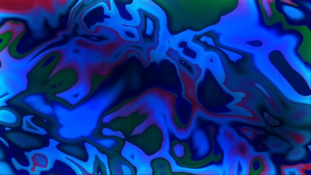 Neon licht abstracte achtergrond, pulserend licht, zuur — Stockvideo