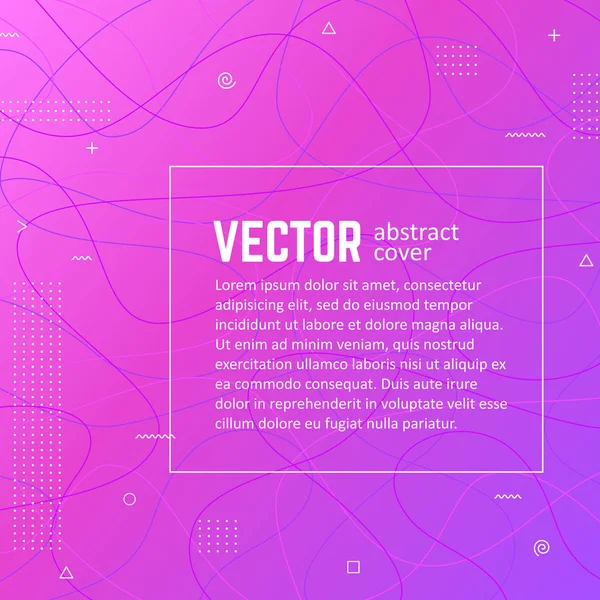 Funda abstracta para su diseño — Vector de stock