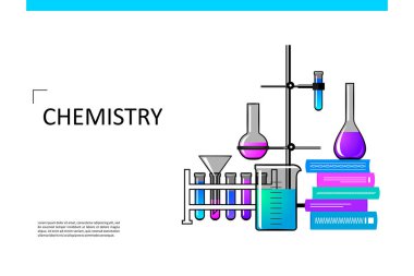 Kimya. Tasarımınız için şablon