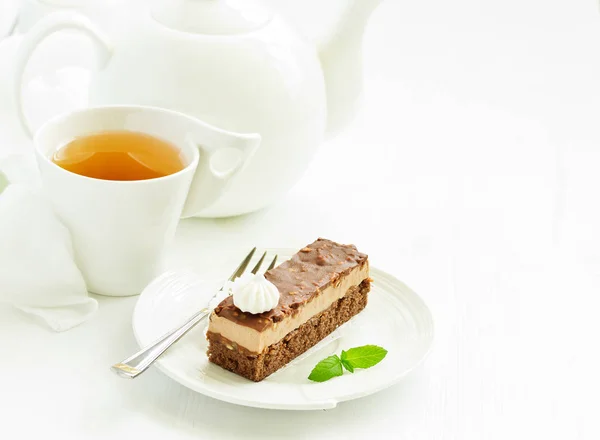 Piece Coffee Cake — Stock Photo, Image