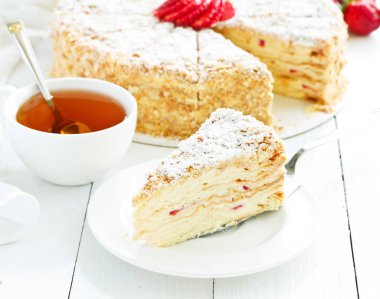 Napolyon kek. seçici odak,