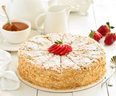 Napolyon kek. seçici odak,