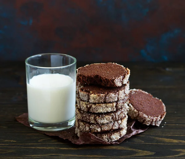 Biscotti Cioccolato Allo Zucchero Natale — Foto Stock