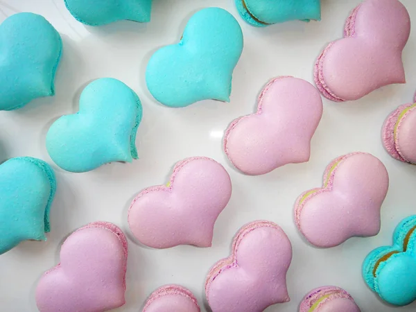 Торты Форме Сердец День Святого Валентина — стоковое фото