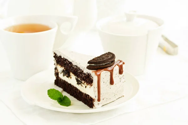 おいしいキャラメル ケーキ — ストック写真