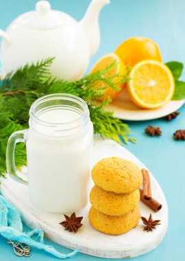 Portakallı ev yapımı kabak kekleri..