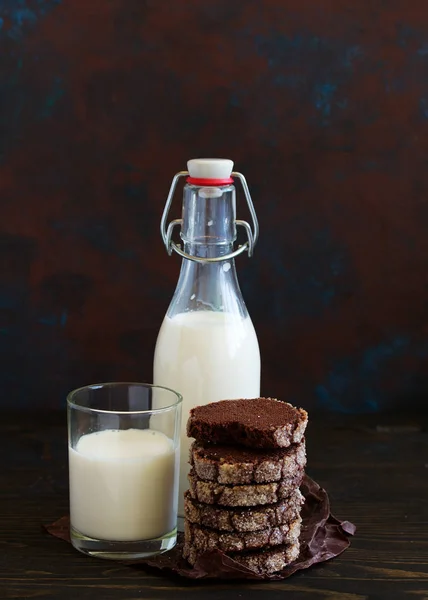Biscoitos Chocolate Açúcar Natal — Fotografia de Stock