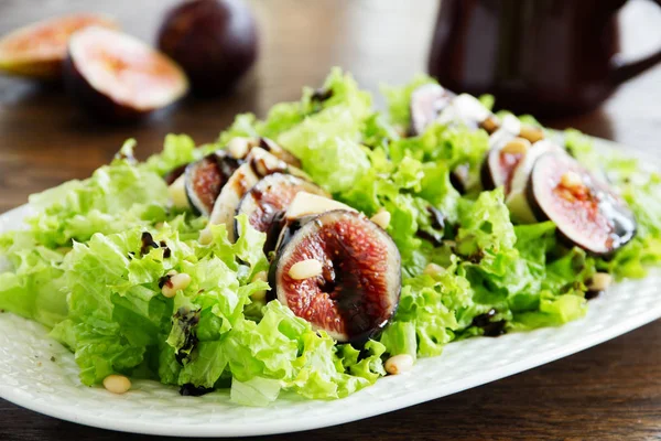 Salad Figs Brie Cheese — Stock Photo, Image