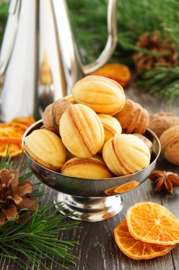 Tanımlama bilgilerini yoğunlaştırılmış süt ve fındık ile 