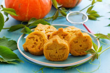 Cadılar Bayramı Balkabağı çerezleri.