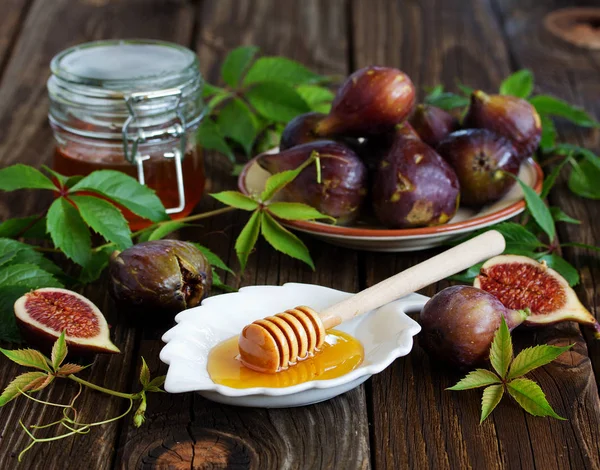 Delicious Figs Honey — Stock Photo, Image