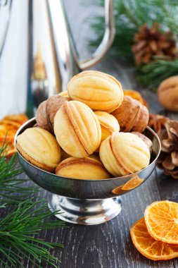 Tanımlama bilgilerini yoğunlaştırılmış süt ve fındık ile 