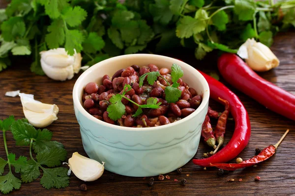 Lobio Gericht Aus Roten Bohnen Und Gemüse Georgische Küche — Stockfoto