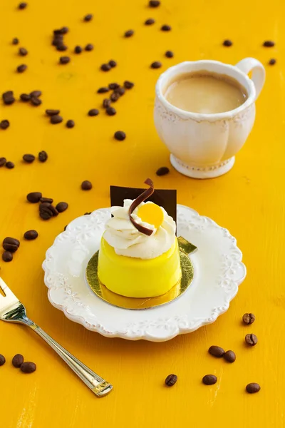 Pastel Chocolate Café Esmalte —  Fotos de Stock
