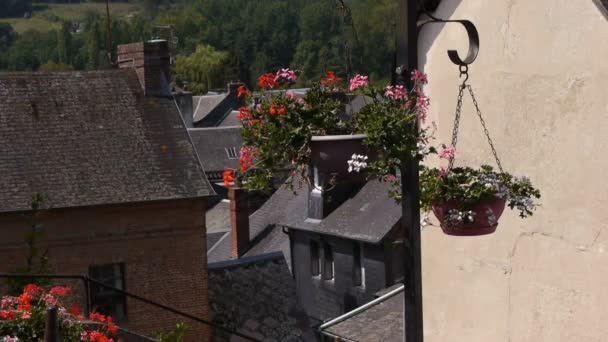 Urbanscape Cormeilles Uma Pequena Aldeia Romântica País Francês — Vídeo de Stock