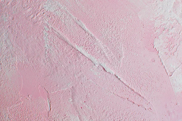 Fondo Texturizado Pared Hormigón Yeso Pastel Rosa — Foto de Stock