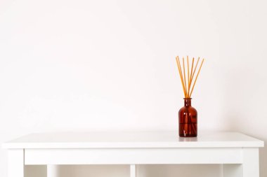 İskandinav Hygge tarzı, ev iç-Aroma difüzör ile Wo