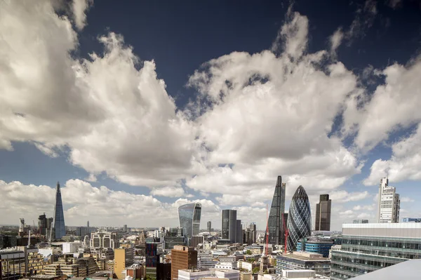 Londen Zakendistrict Met Moderne Gebouwen — Stockfoto