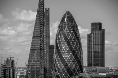 güneşli bir günde inanılmaz Londra manzarası kadar kapatın