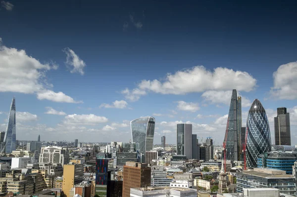 Chiudere Incredibile Skyline Londra Una Giornata Sole — Foto Stock