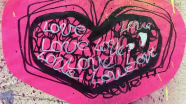 kalplerin arka plan hareketli grafik