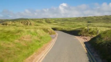 Doğal İskoç dağlık seyahat Pov görüntüleri