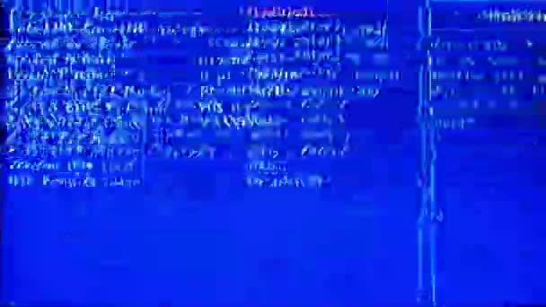 Volgorde Van Gegevens Computer Programming Informatie Wijzigen — Stockvideo
