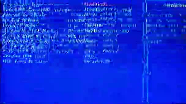 Sequência Alteração Dados Informação Programação Informática — Vídeo de Stock