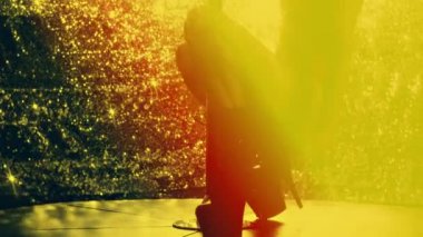 şaşırtıcı kutup dans serisi, ayak üzerinde odak