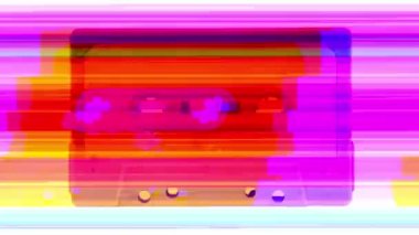 retro bir kaset çalar eski ses kasetleri dizisi