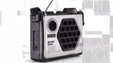 vintage hifi Skype'te radyo etrafında iplik