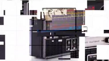 vintage hifi Skype'te radyo etrafında iplik