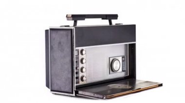 vintage hifi Skype'te radyo etrafında iplik