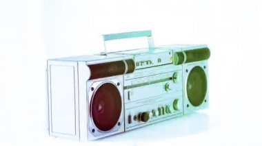 vintage hifi Skype'te radyo etrafında iplik