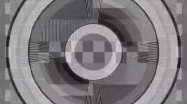  farklı televizyon ve video glitches ve eski TV yakalanan statik karışımı